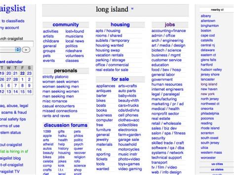 Craigslist new york long island - craigslist provides local classifieds and forums for jobs, housing, for sale, services, local community, and events 